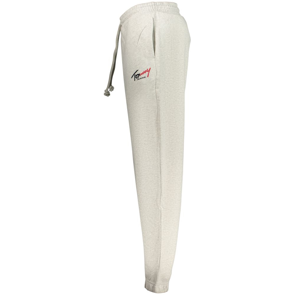 Tommy Hilfiger Cotton Jersey Joggers — Grey, view 3