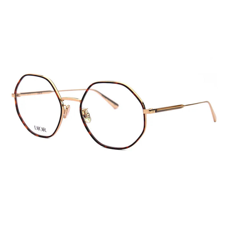 Dior GEMDIOROR2UA000 Geometric Full Rim Eyeglasses — Brown by Dior