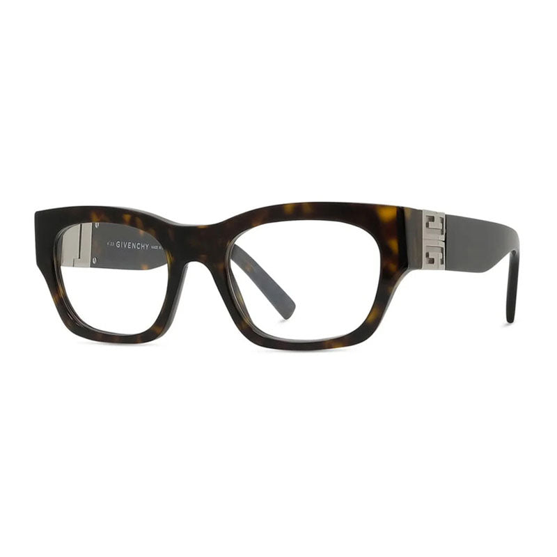 Givenchy GV50058I Tortoiseshell Rectangle Full Rim Eyeglasses — Brown by Givenchy