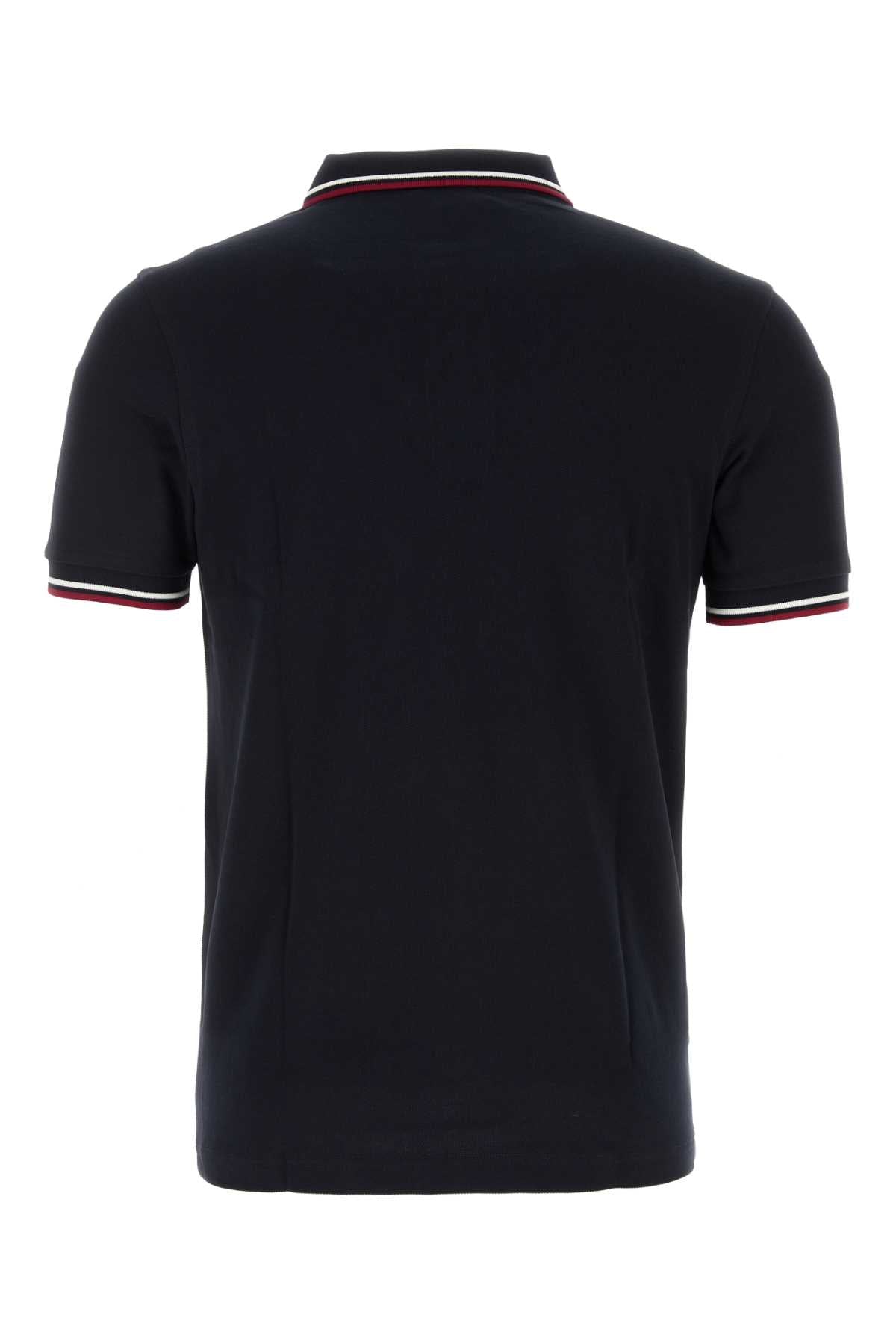 Fred Perry Twin Polo Shirt — Navy, view 2