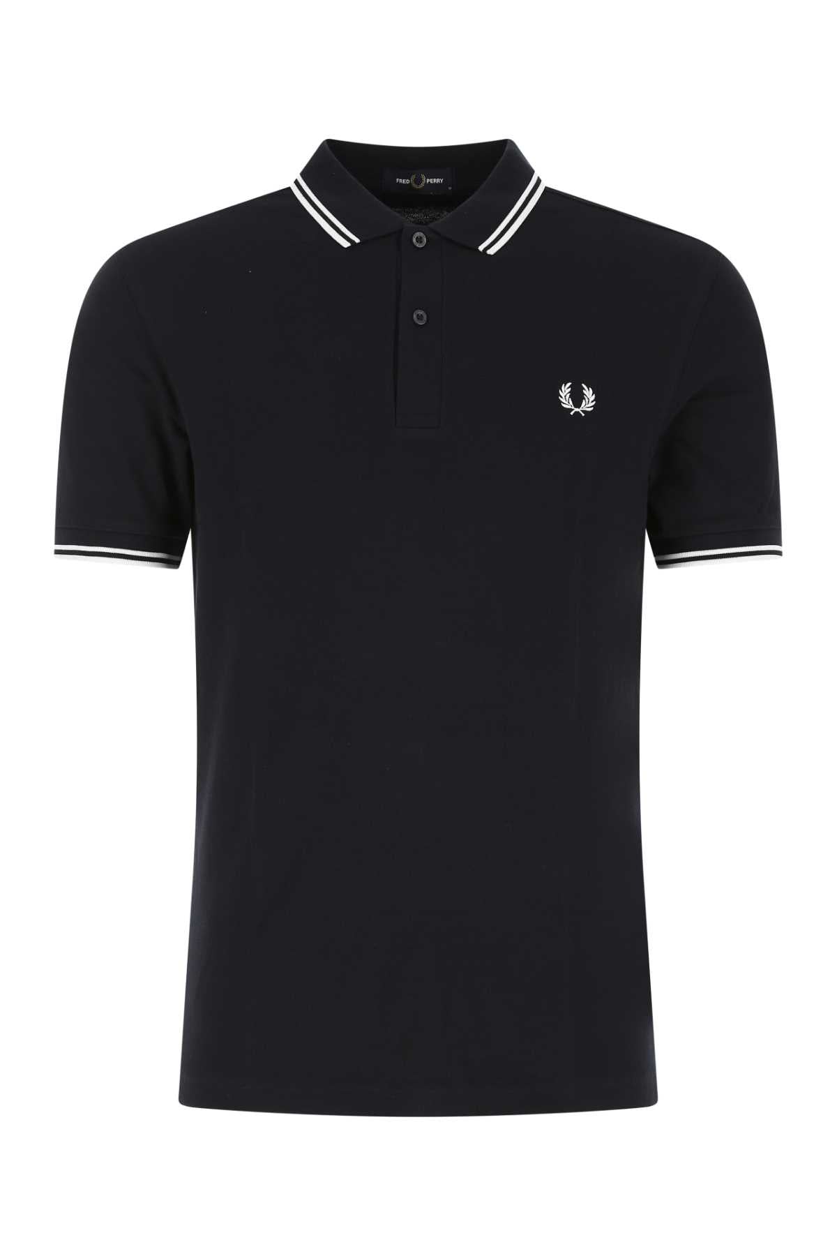 Fred Perry Twin Polo Shirt — Black by Fred Perry