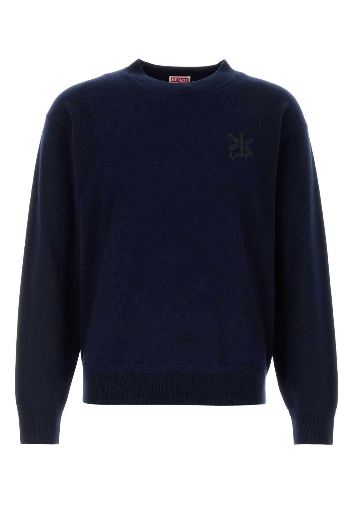Kenzo Double K Jumper Sweater — Navy by Kenzo