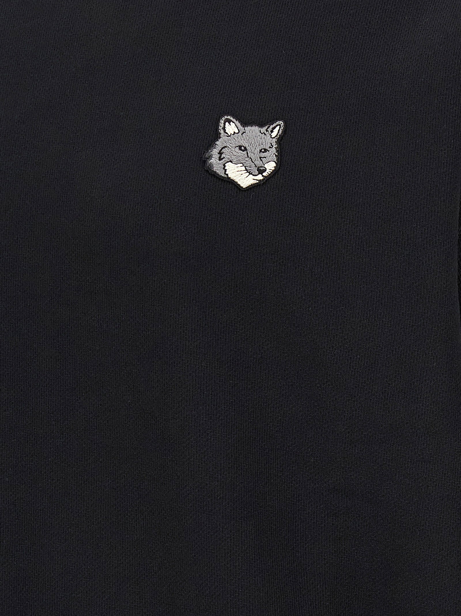 Maison Kitsuné Fox Head Sweatshirt — Black - L, view 5