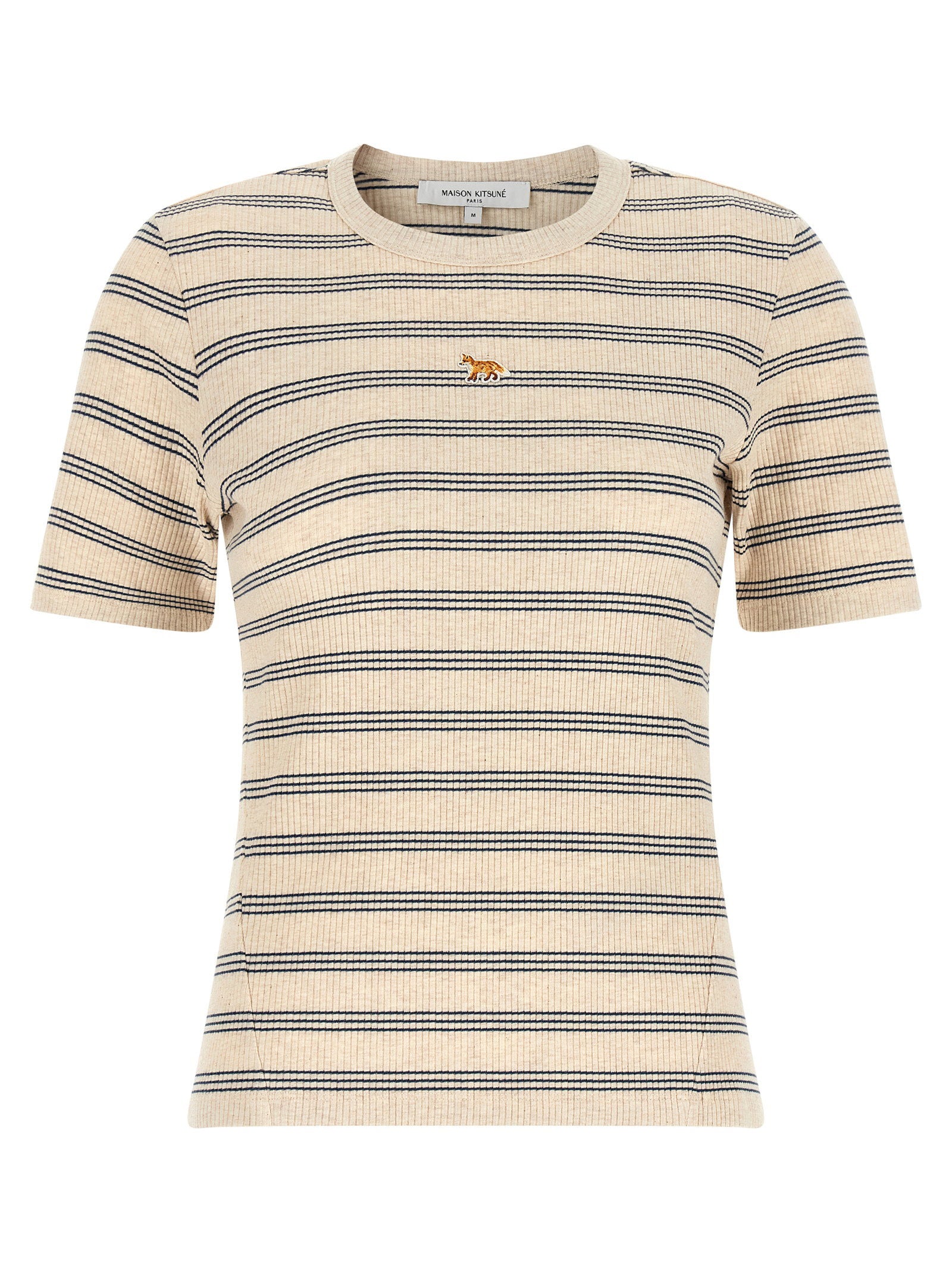 Maison Kitsuné Baby Fox T-shirt — Beige - S by Maison Kitsune