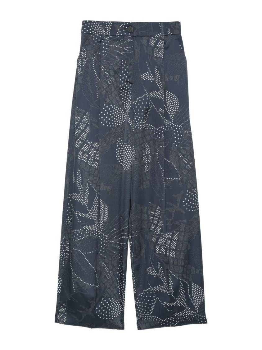 Emporio Armani Abstract Print Trousers — Navy by Emporio Armani
