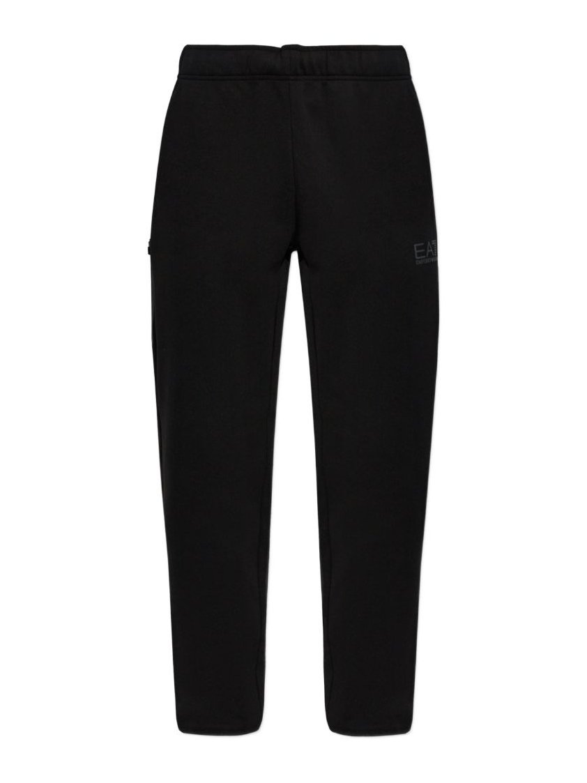 EA7 Logo-Print Joggers — Black by EA7