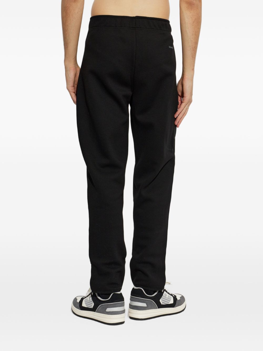 EA7 Logo-Print Joggers — Black, view 2