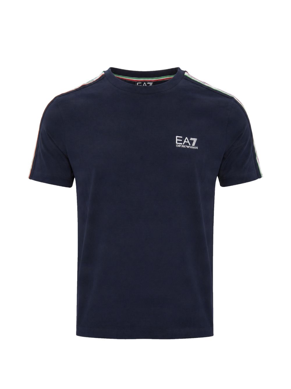 EA7 Logo Cotton T-Shirt — Navy by EA7
