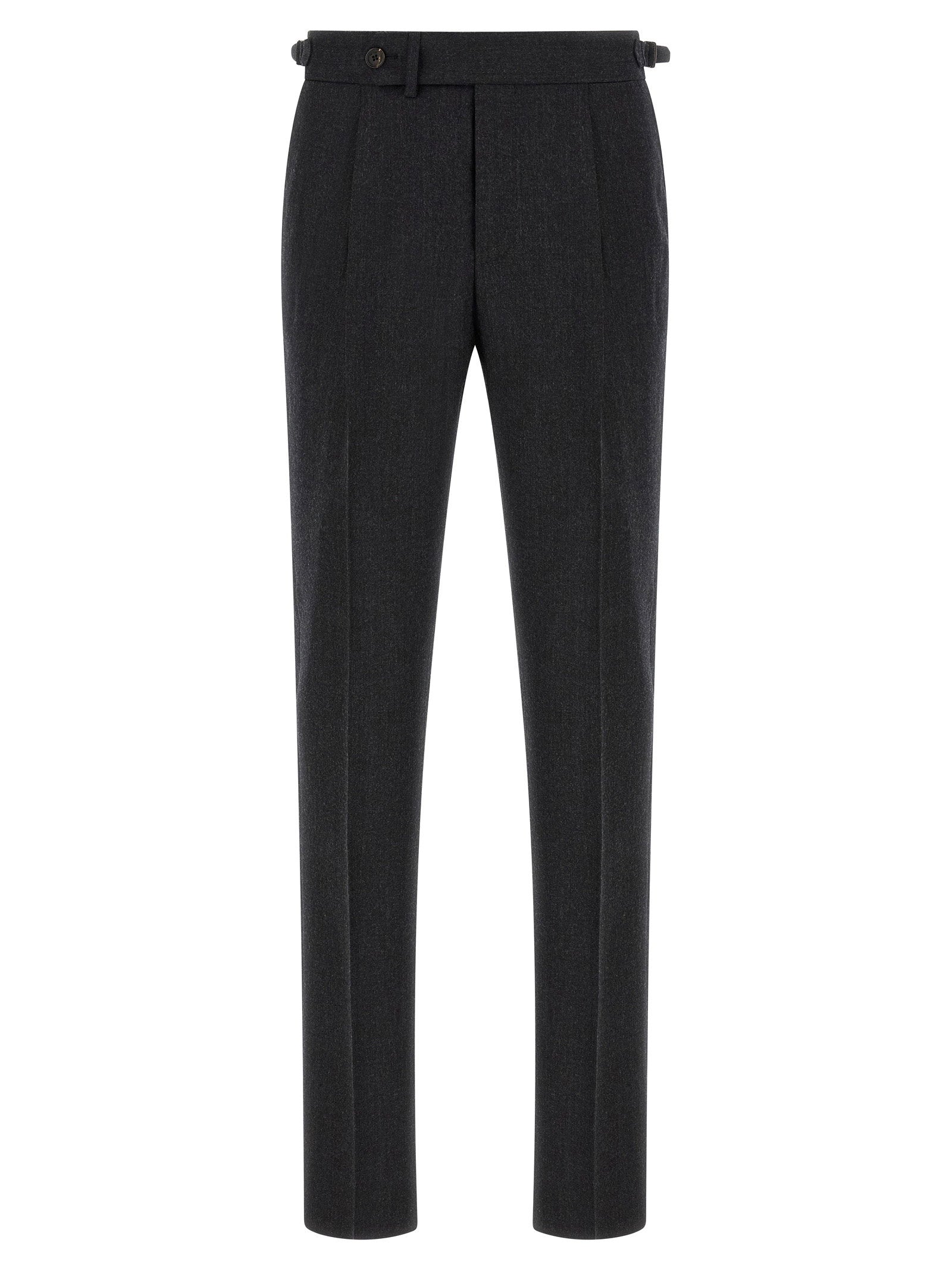 Pal Zileri Tailored Wool Trousers — Anthracite by Pal Zileri