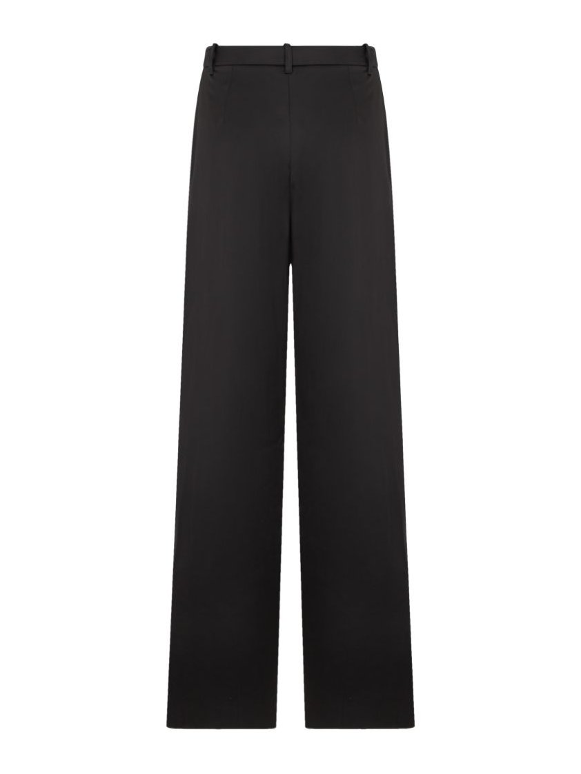 Emporio Armani Twill Trousers — Black, view 2