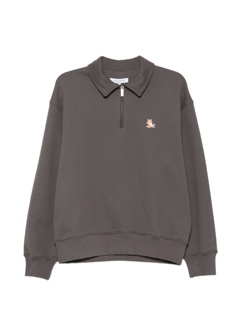 Maison Kitsuné Embroidered Logo Sweatshirt — Grey by Maison Kitsune