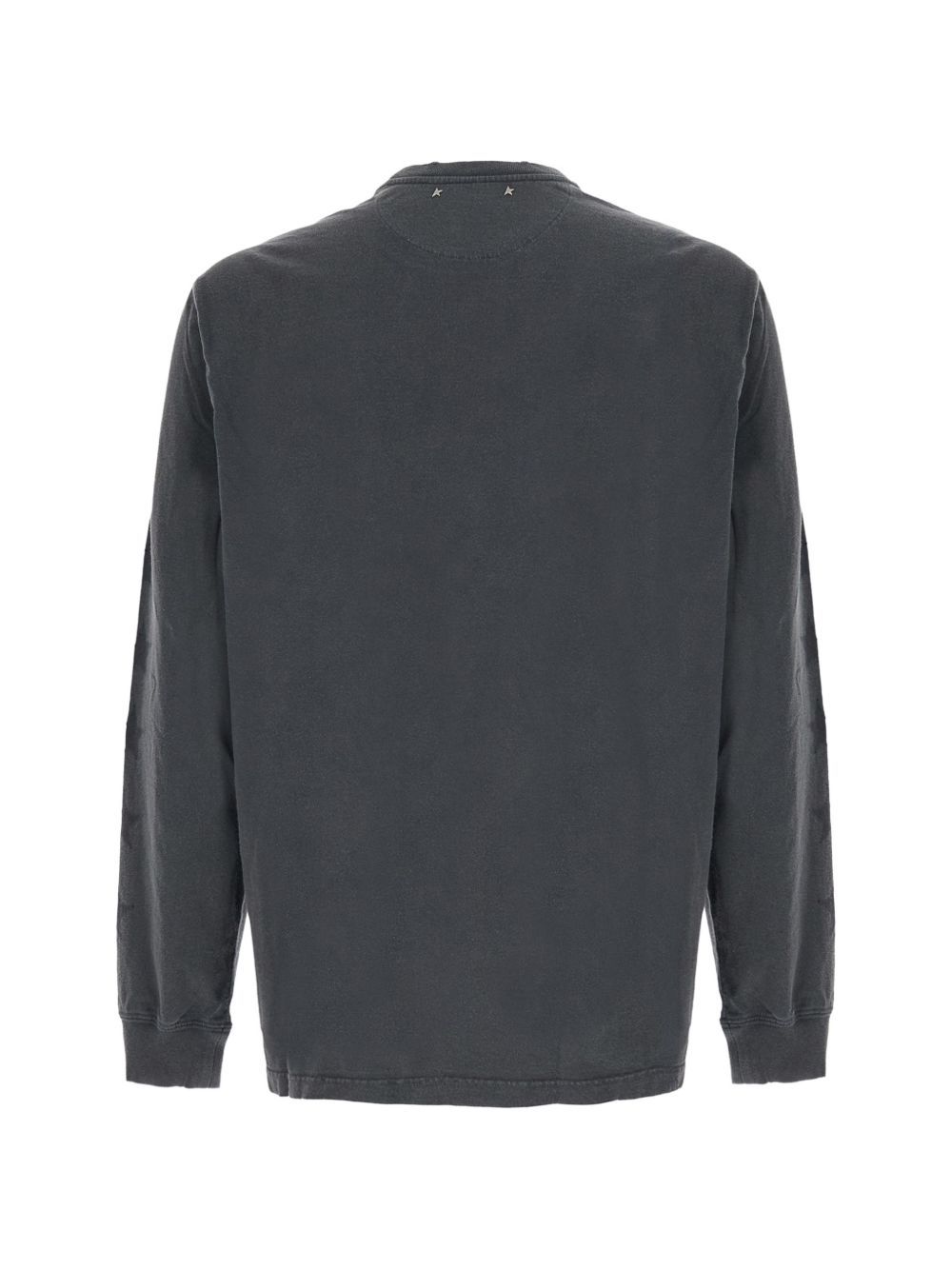Golden Goose Vintage-Effect Logo T-Shirt — Anthracite, view 2