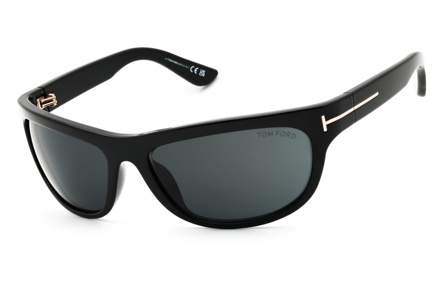 Tom Ford FT1363 Rectangle Full Rim Sunglasses — Black by Tom Ford