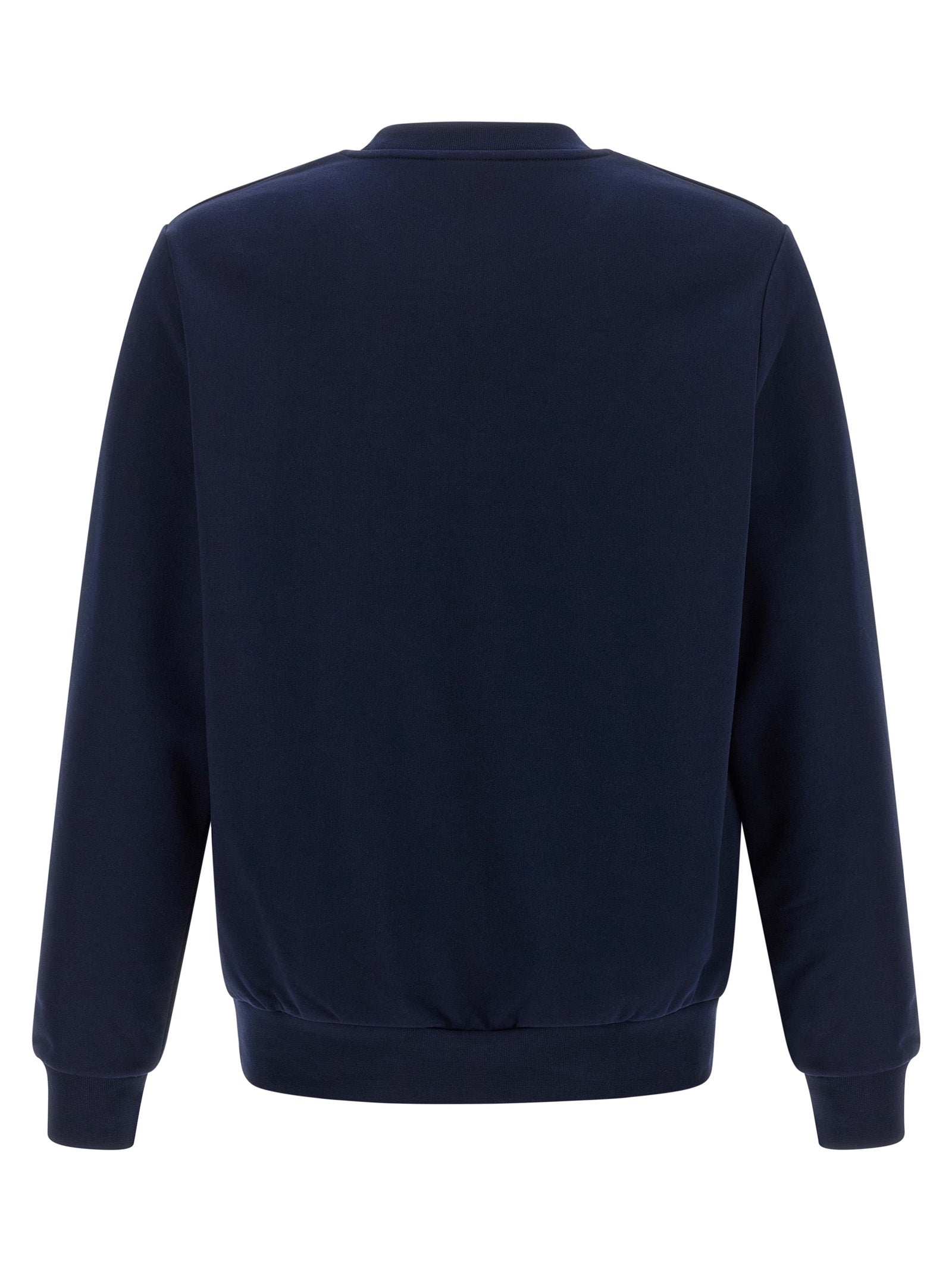 Lacoste Cotton Fleece Sweatshirt — Navy, view 2