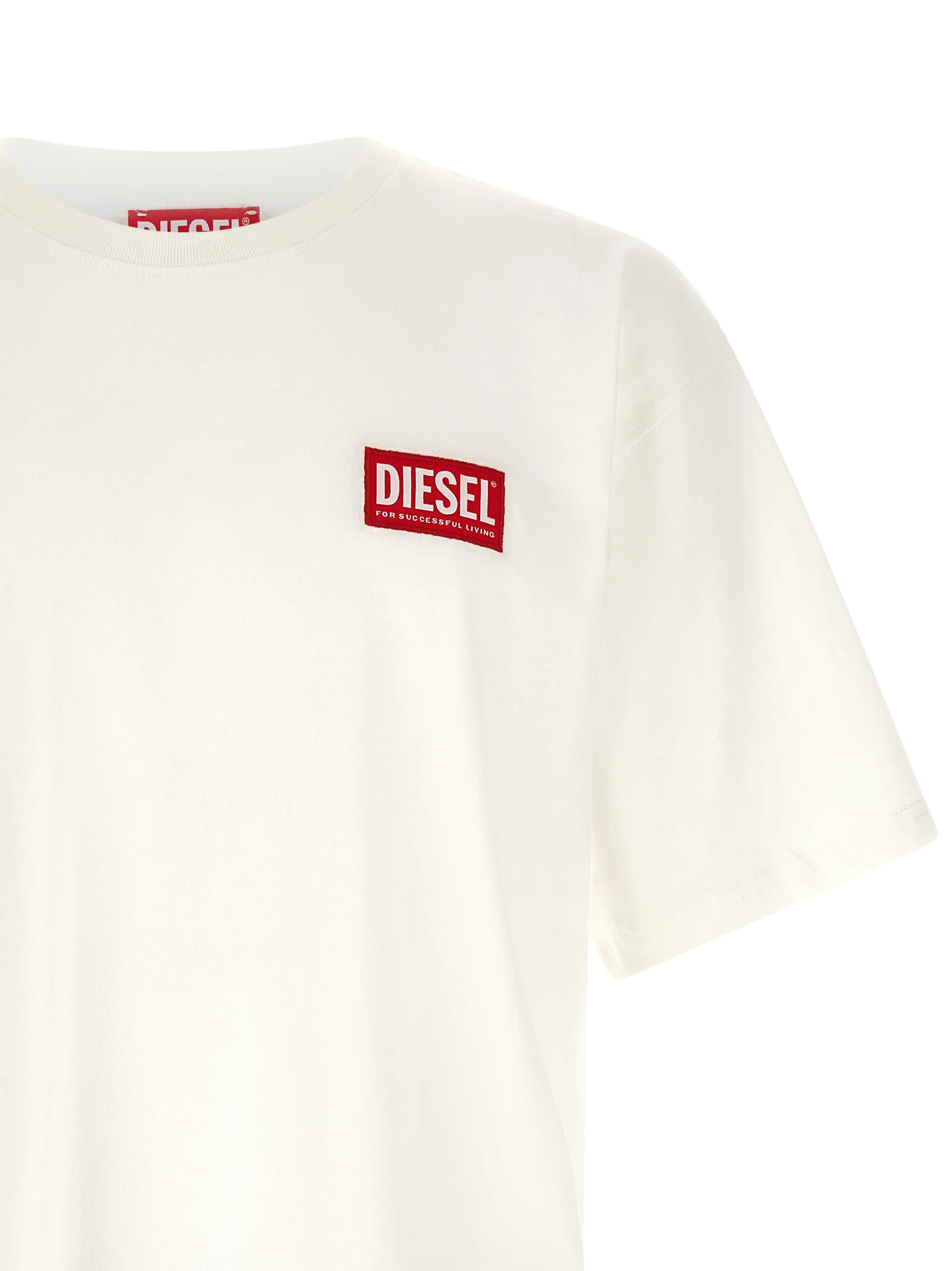 Diesel T-Boxt-Lab T-shirt — White, view 3
