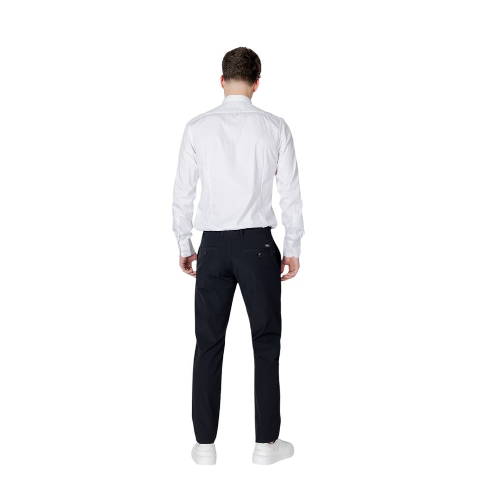 Armani Exchange Cotton Regular Fit Trousers — Black, view 5