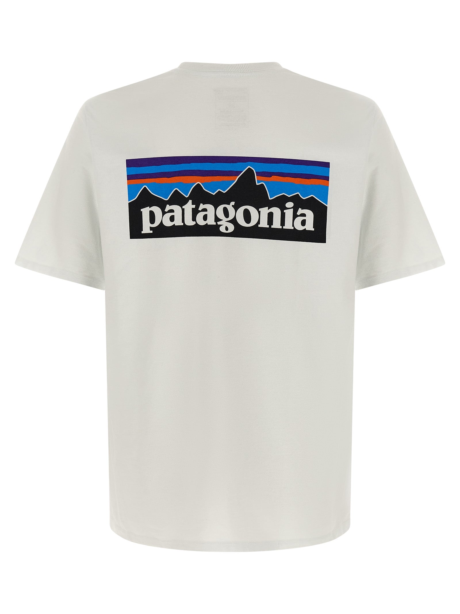 Patagonia Logo-Embroidered Cotton-Blend T-Shirt — White, view 2