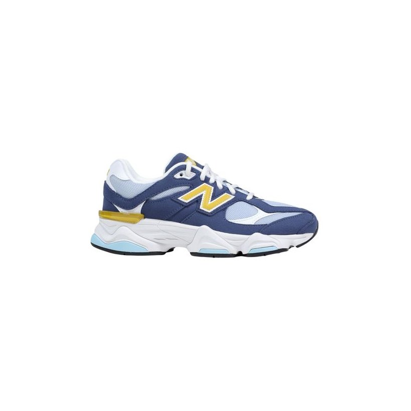 New Balance Suede and Mesh Colorblock Sneakers — Navy by New Balance