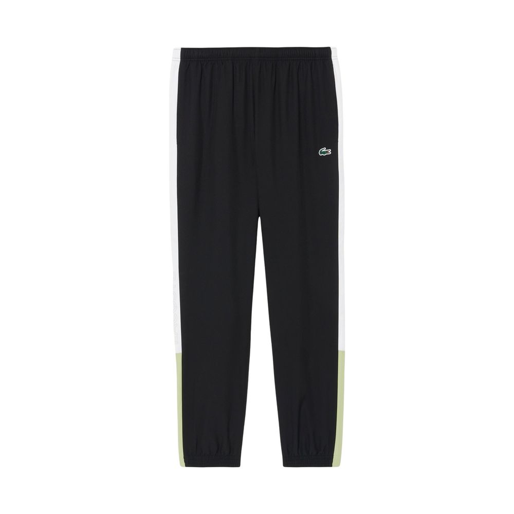 Lacoste Striped Polyester Sweatsuit — Black, view 5