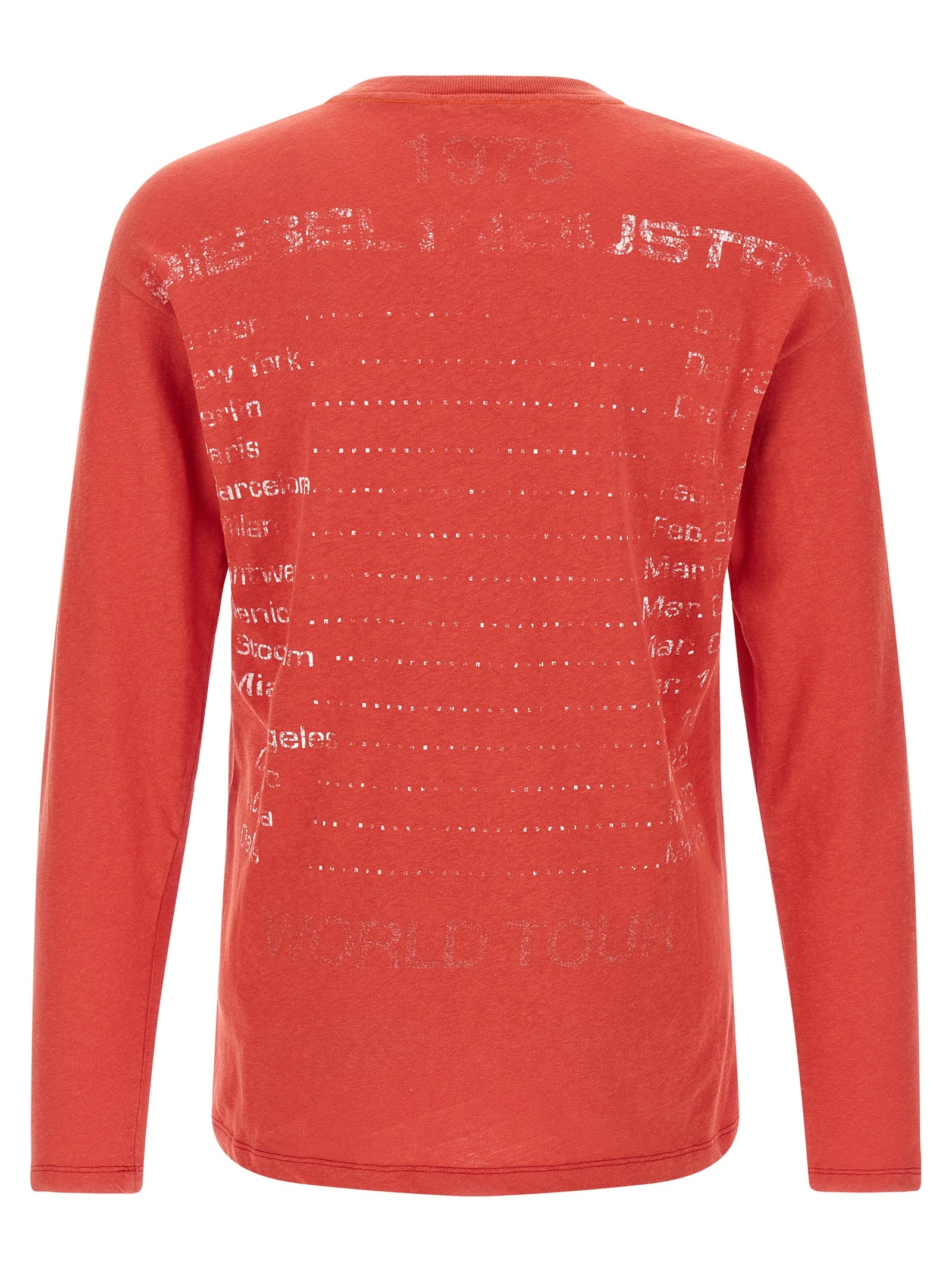 Diesel T-Geri-Ls T-Shirt — Red, view 2