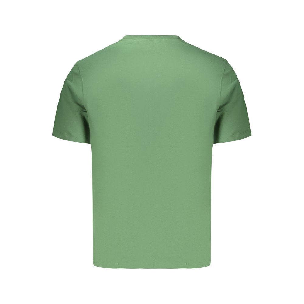 Timberland Logo-Print Cotton T-Shirt — Green, view 2