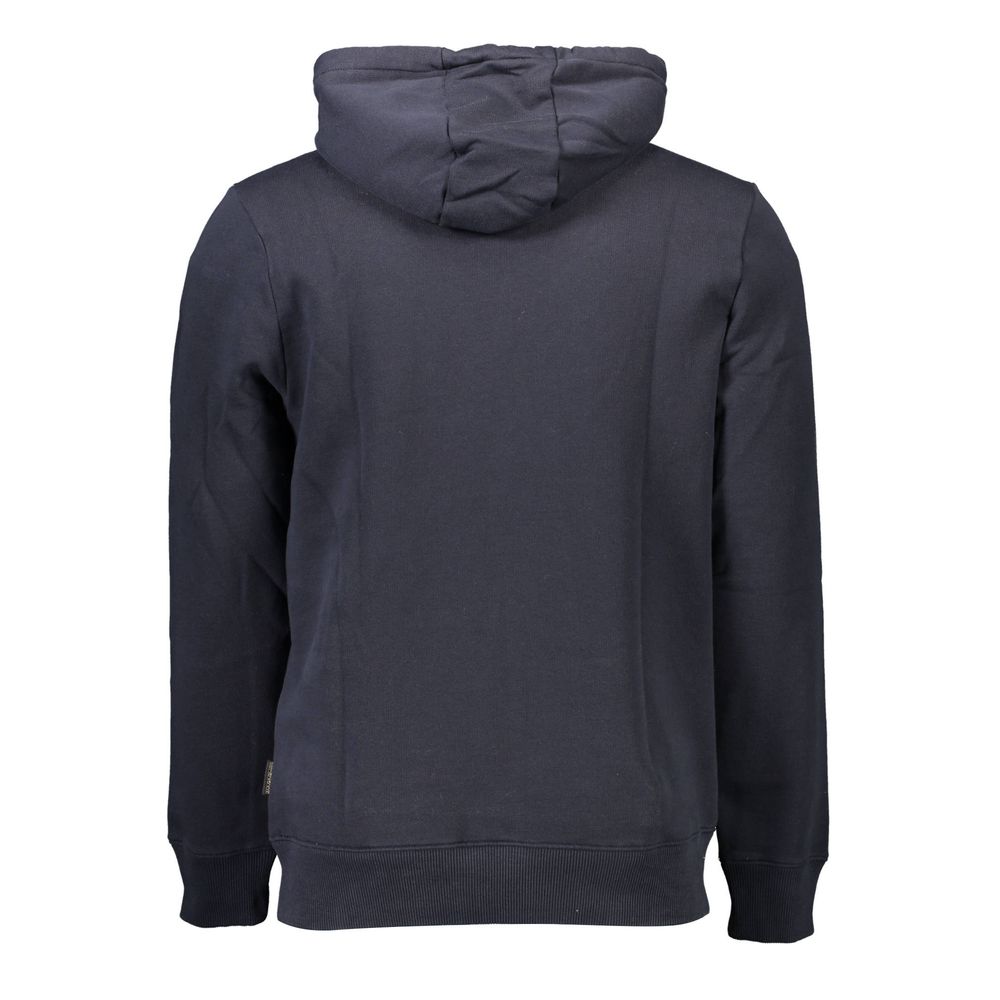 Napapijri Cotton-Blend Hoodie — Blue, view 2