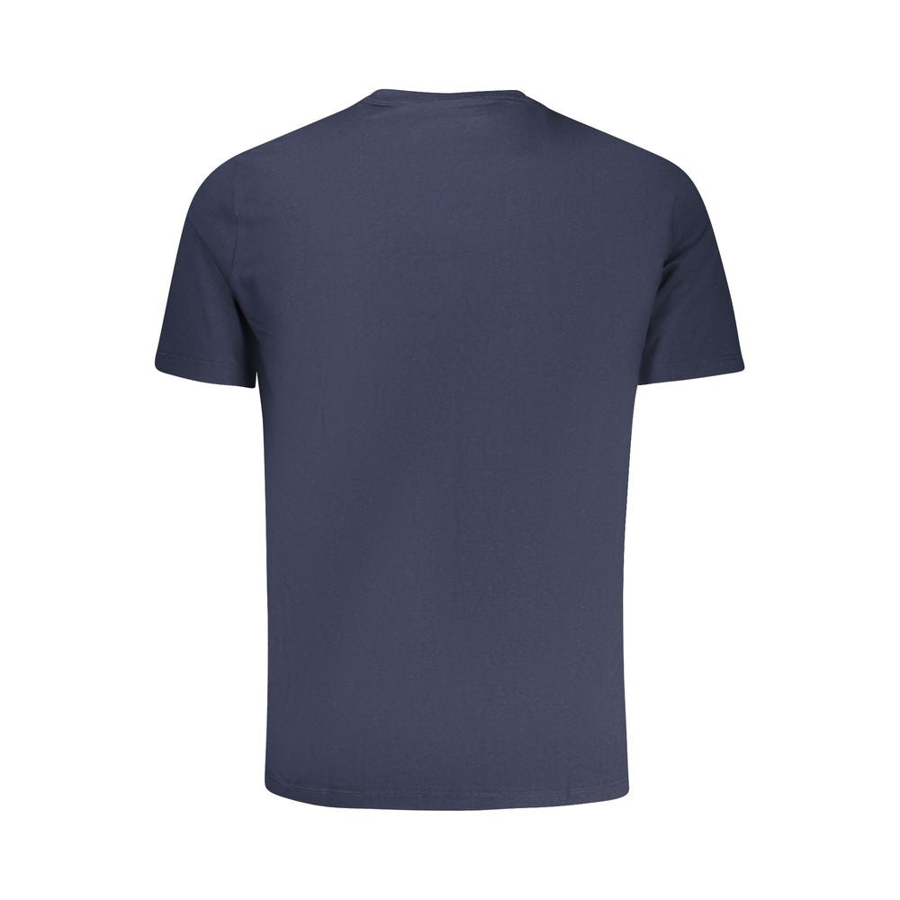 Calvin Klein Cotton Crew Neck T-Shirt — Blue, view 2
