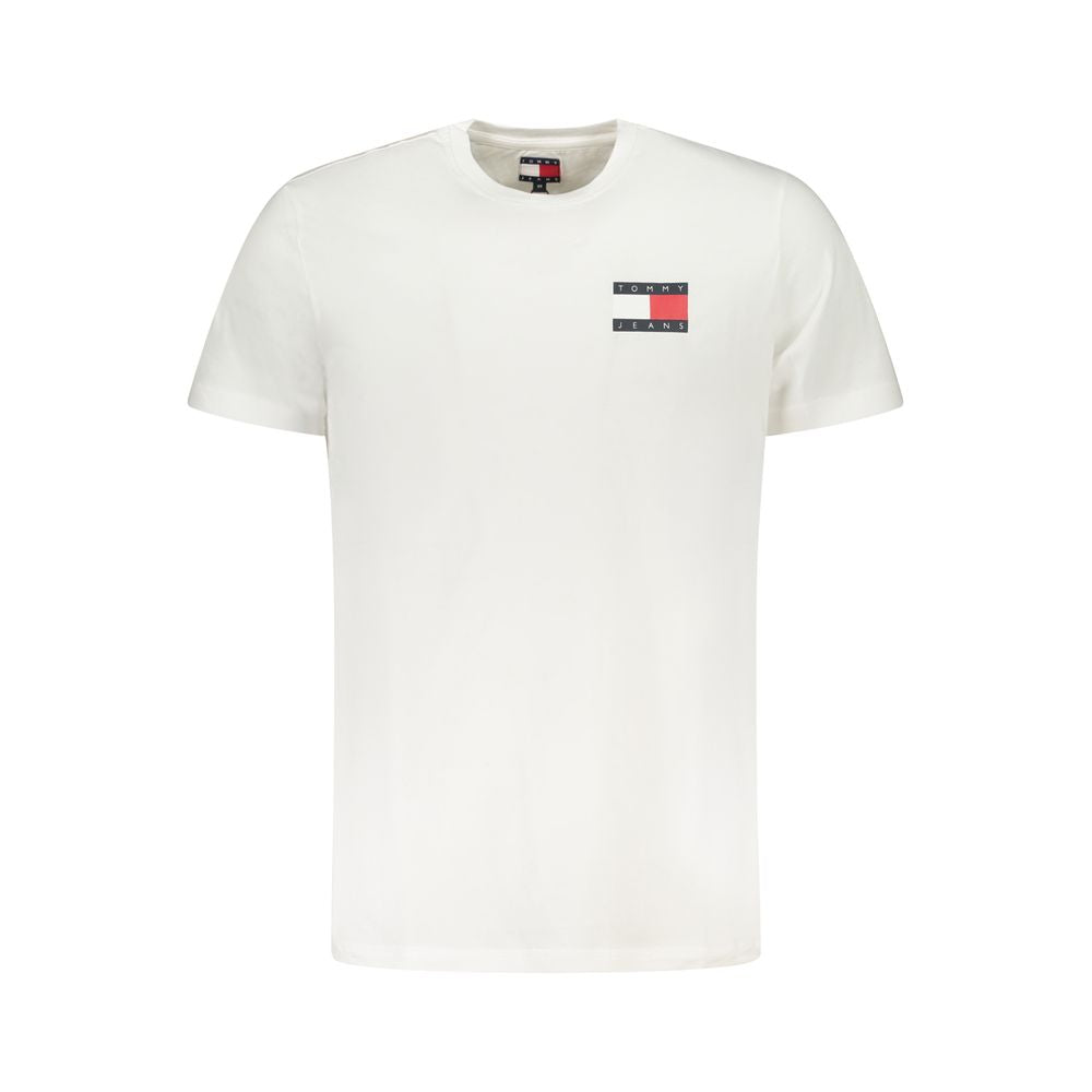 Tommy Hilfiger Logo-Embroidered Cotton T-Shirt — White by Tommy Hilfiger