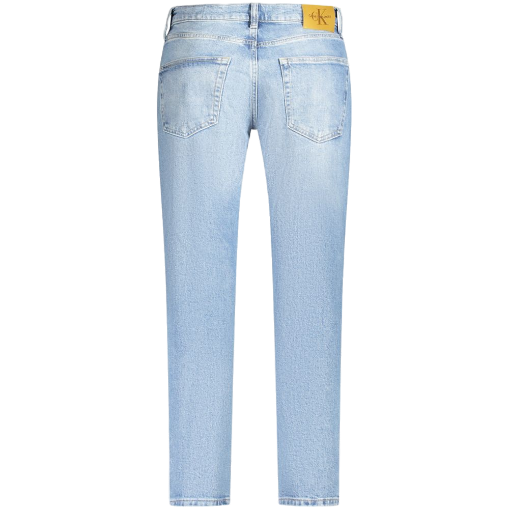 Calvin Klein Cotton Washed Jeans — Blue, view 2