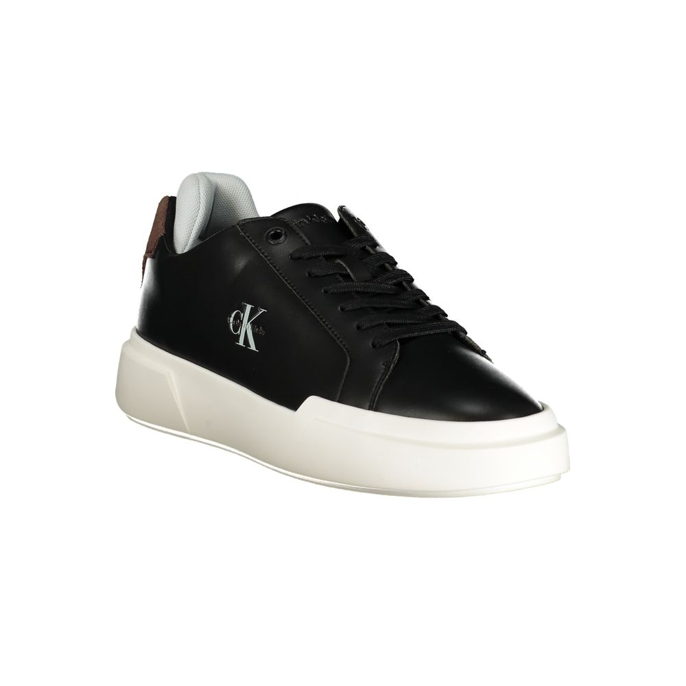 Calvin Klein Contrasting Colorblock Sneaker — Black, view 2
