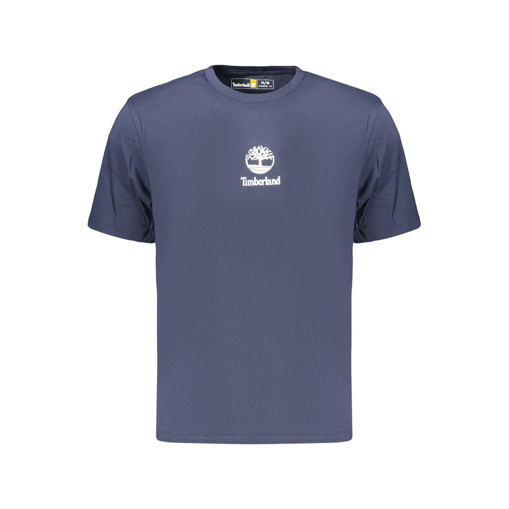 Timberland Logo-Embroidered Cotton T-Shirt — Blue by Timberland