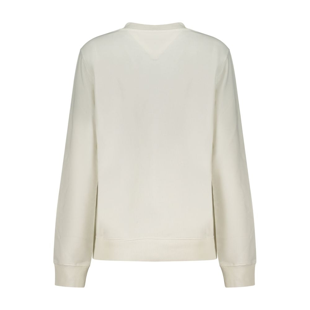 Tommy Hilfiger Logo-Embroidered Cotton Sweatshirt — White, view 2