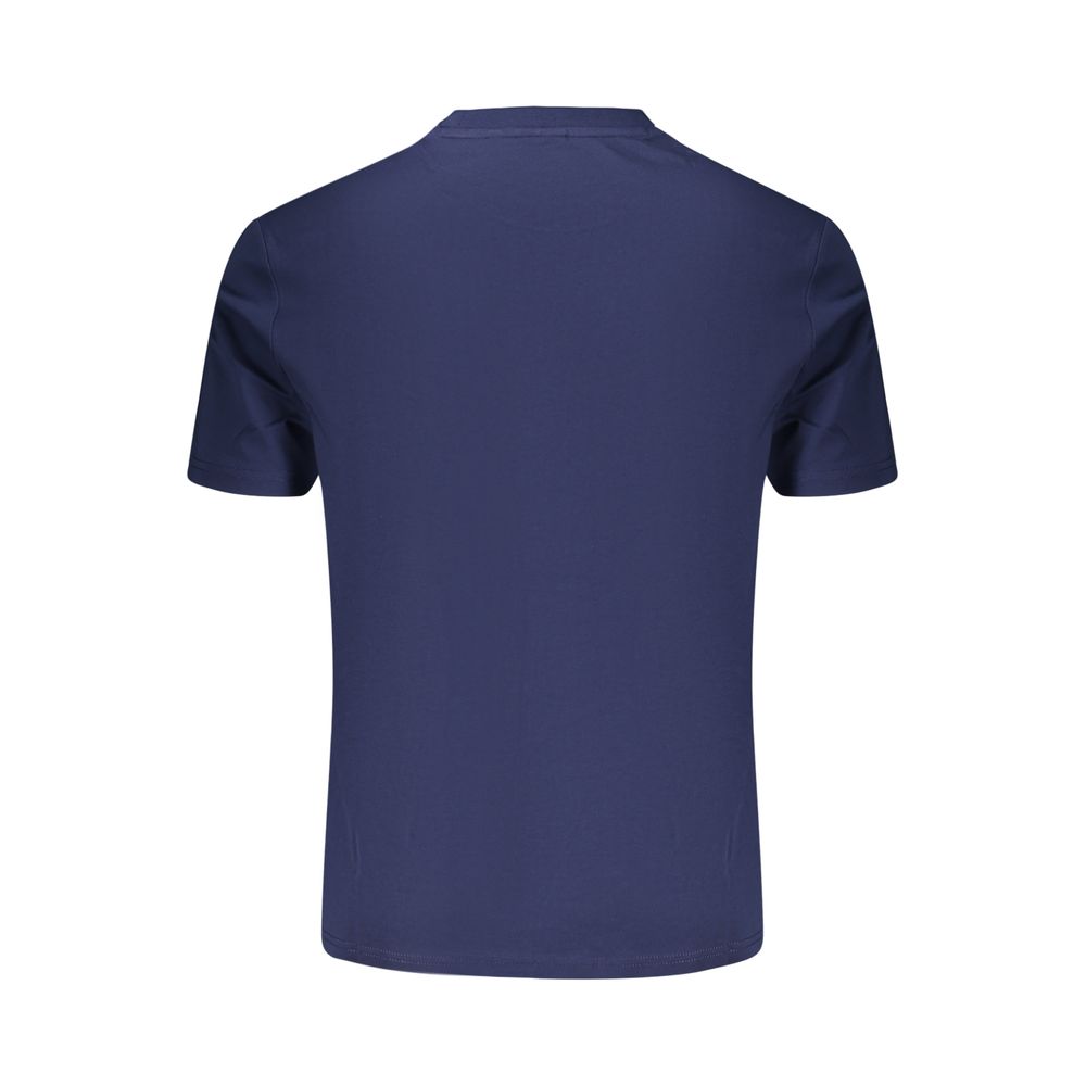 Napapijri Logo-Print Cotton T-Shirt — Navy, view 2