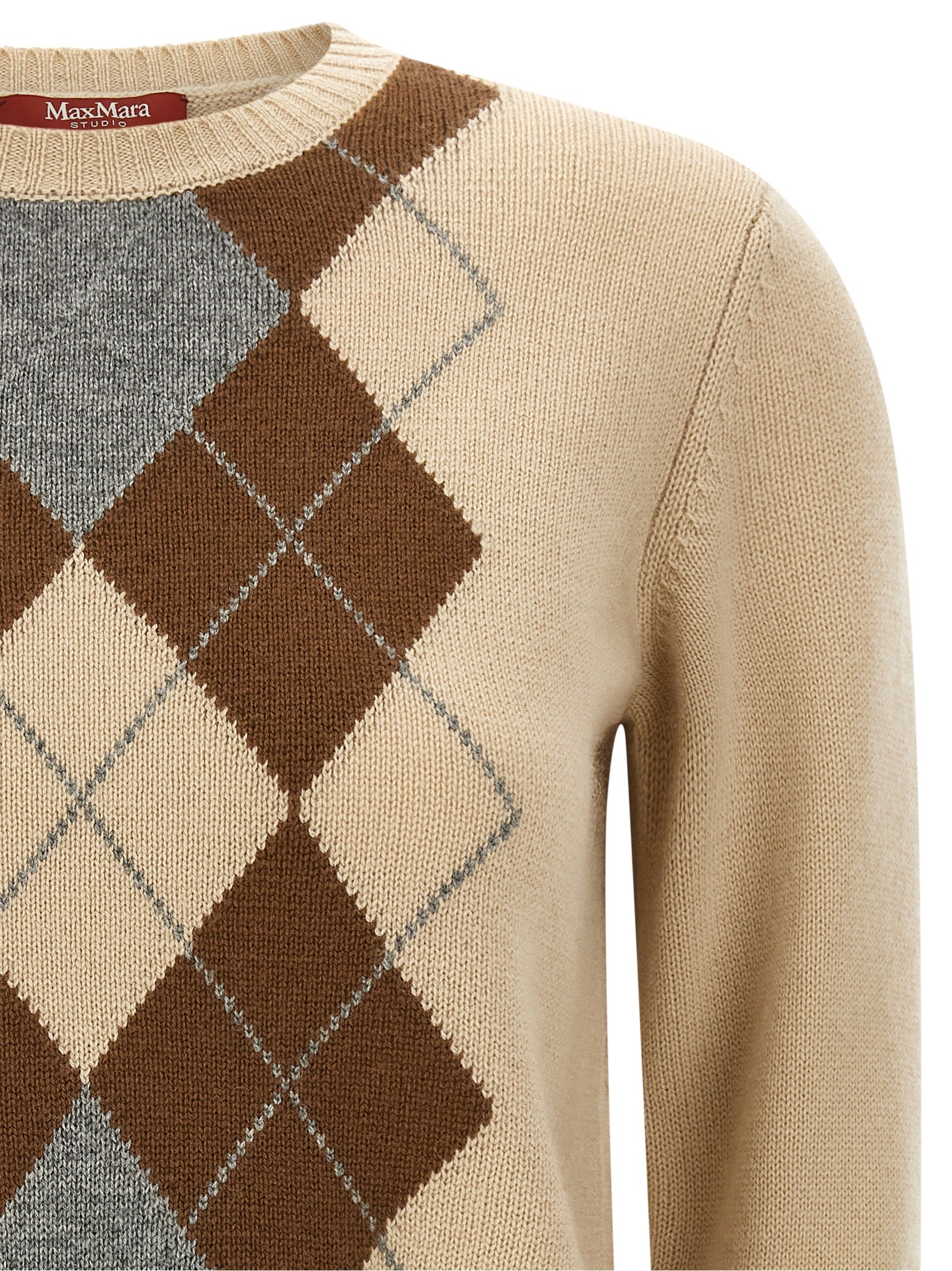 Max Mara Studio Sweater — Beige, view 3