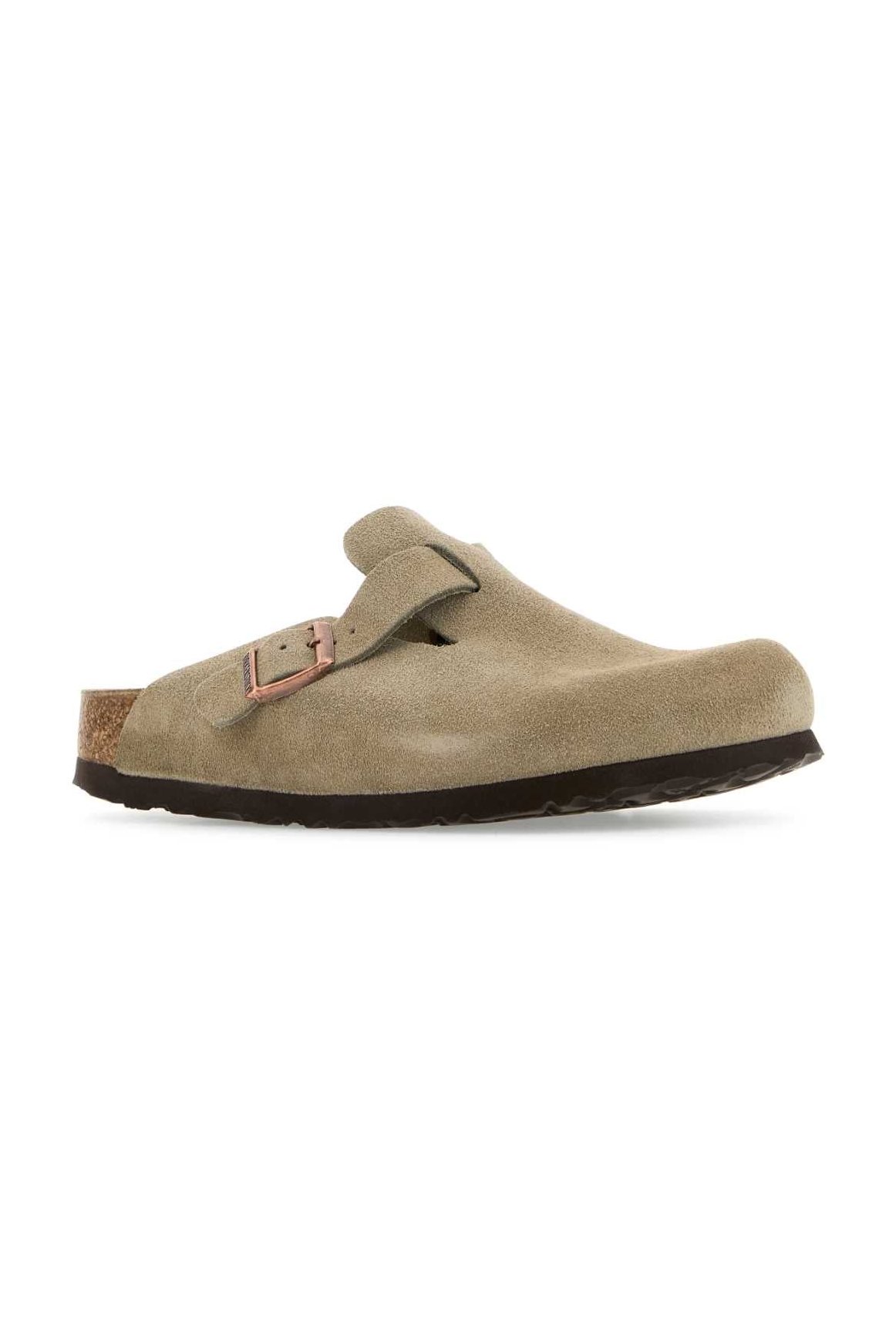 Birkenstock Suede Slipper — Taupe, view 2