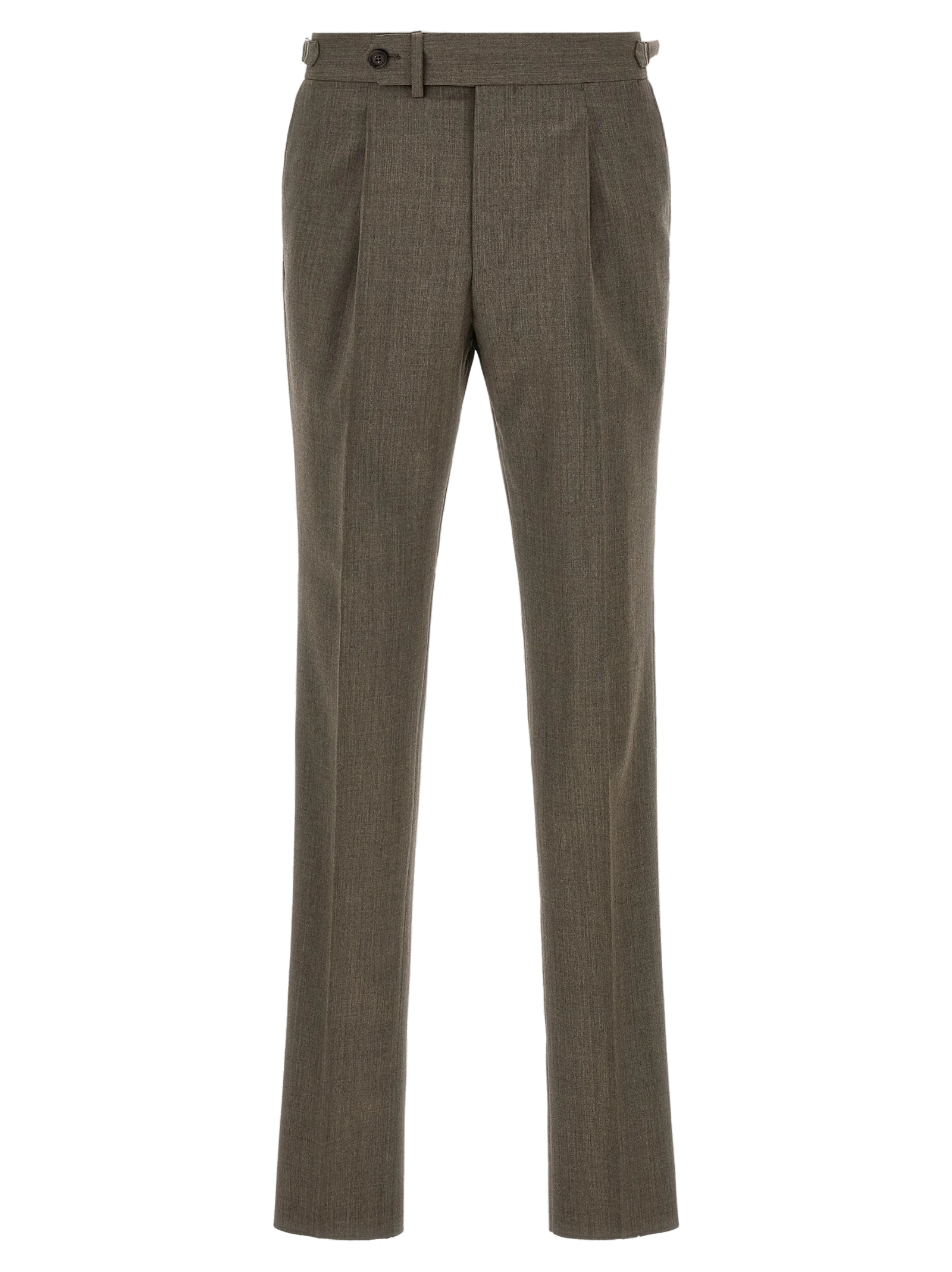 Pal Zileri Wool Blend Trousers — Brown by Pal Zileri
