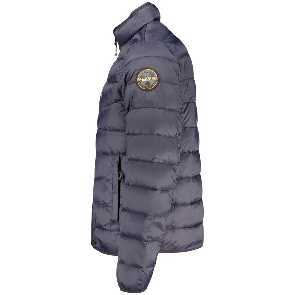 Napapijri Quilted Polyamide Down Jacket — Blue, view 3