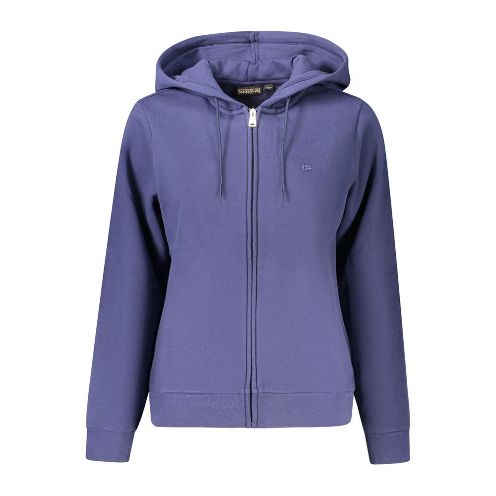 Napapijri Cotton-blend Logo Hoodie — Blue by Napapijri