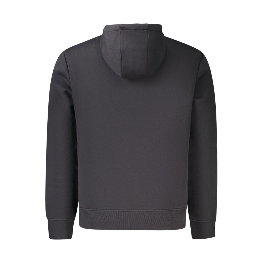 Napapijri Cotton-Blend Hoodie — Black, view 2