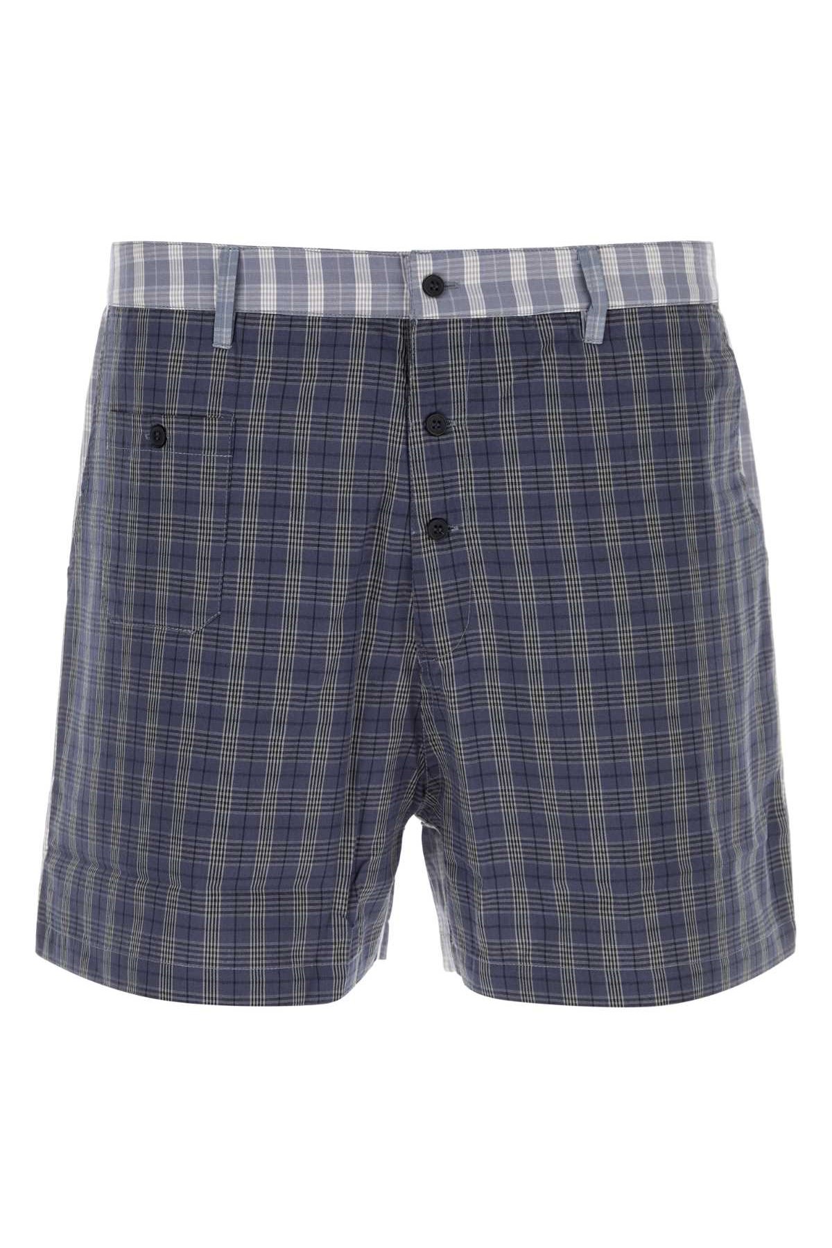 Gimaguas Checks Shorts — Navy by Gimaguas