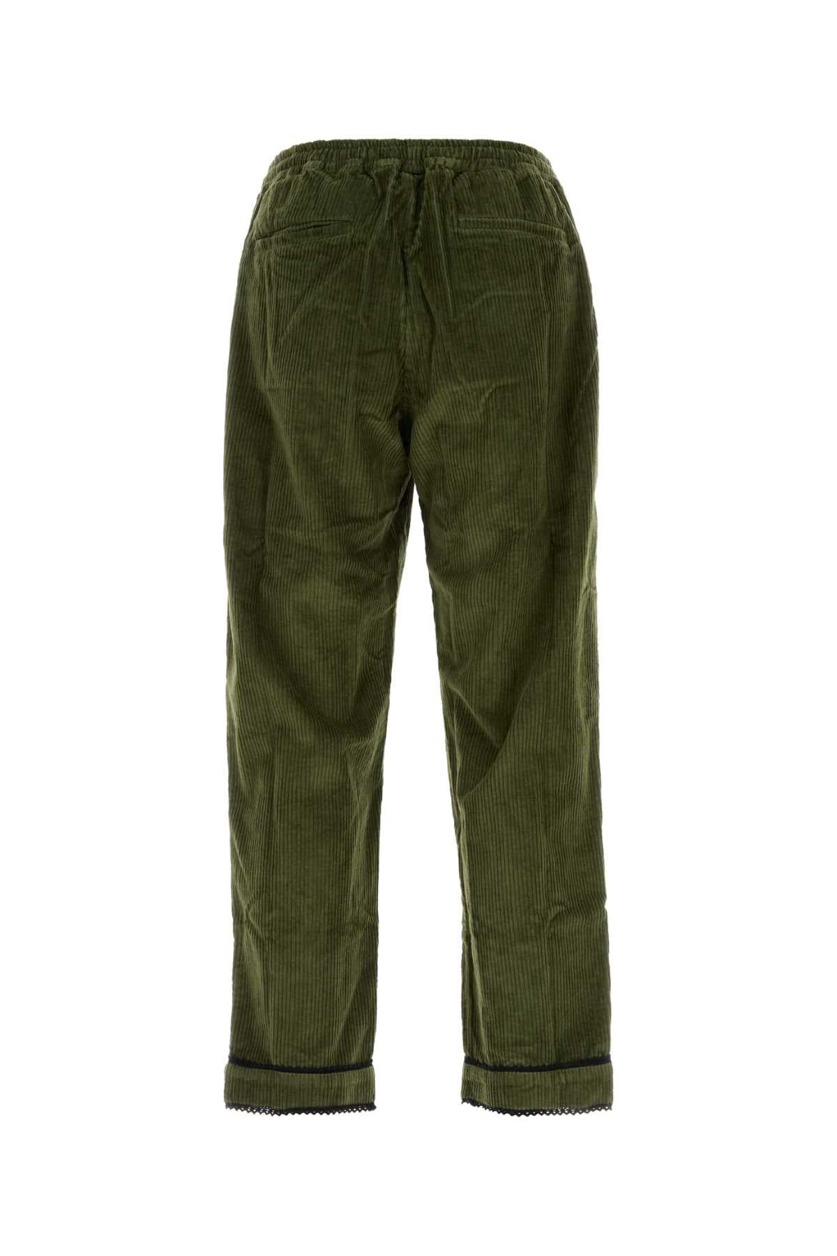Baziszt Pants Trousers — Green, view 2