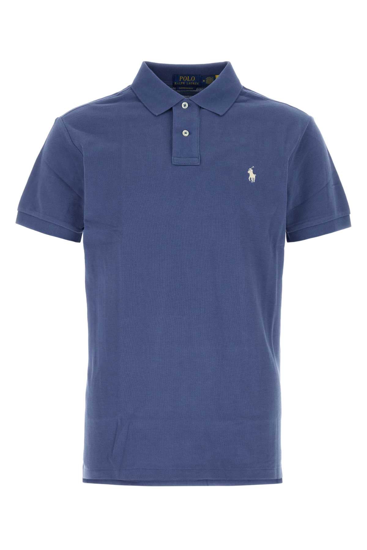 Polo Ralph Lauren Cotton Polo — Blue by Polo Ralph Lauren