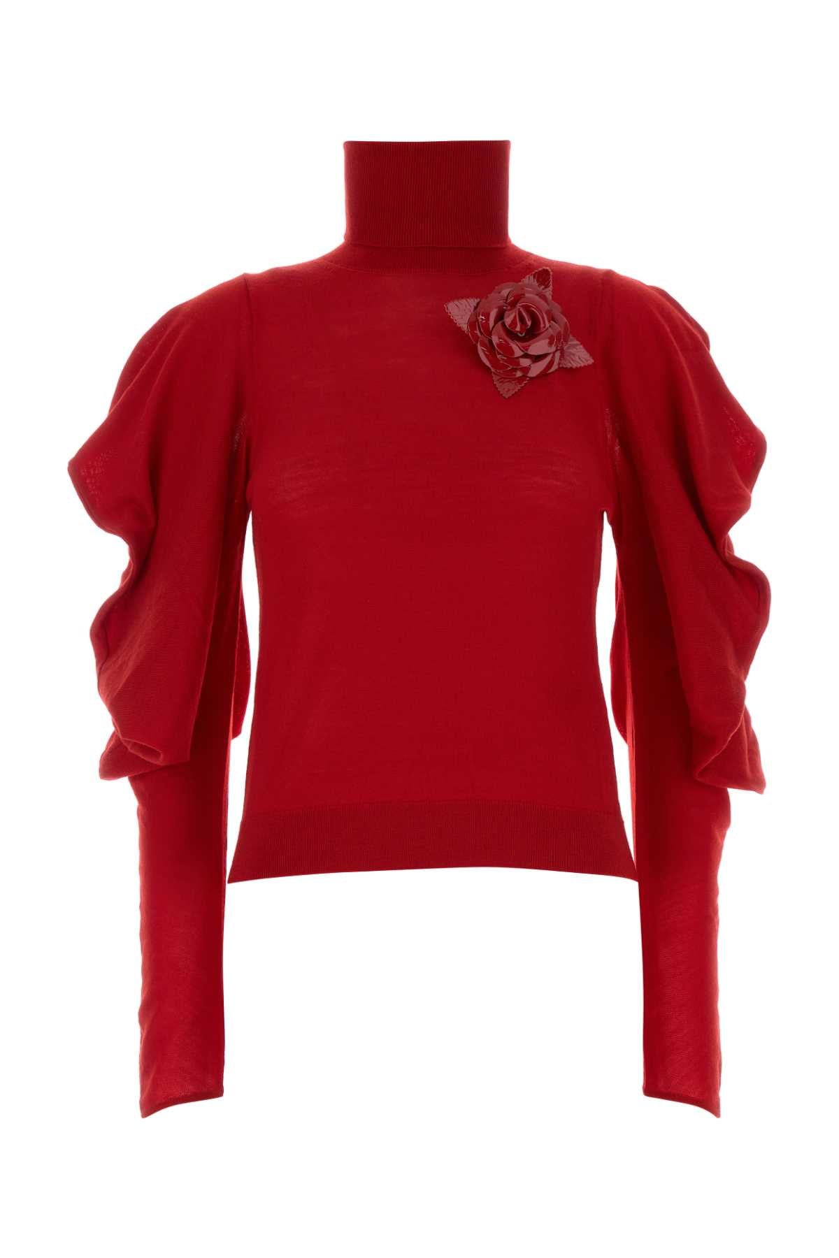 Blumarine Dolcevita Sweater — Red by Blumarine