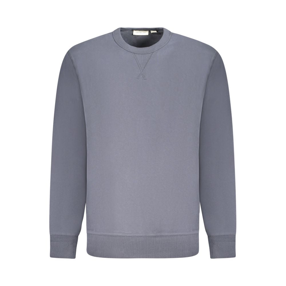Calvin Klein Cotton Crew Neck Sweatshirt — Gray by Calvin Klein