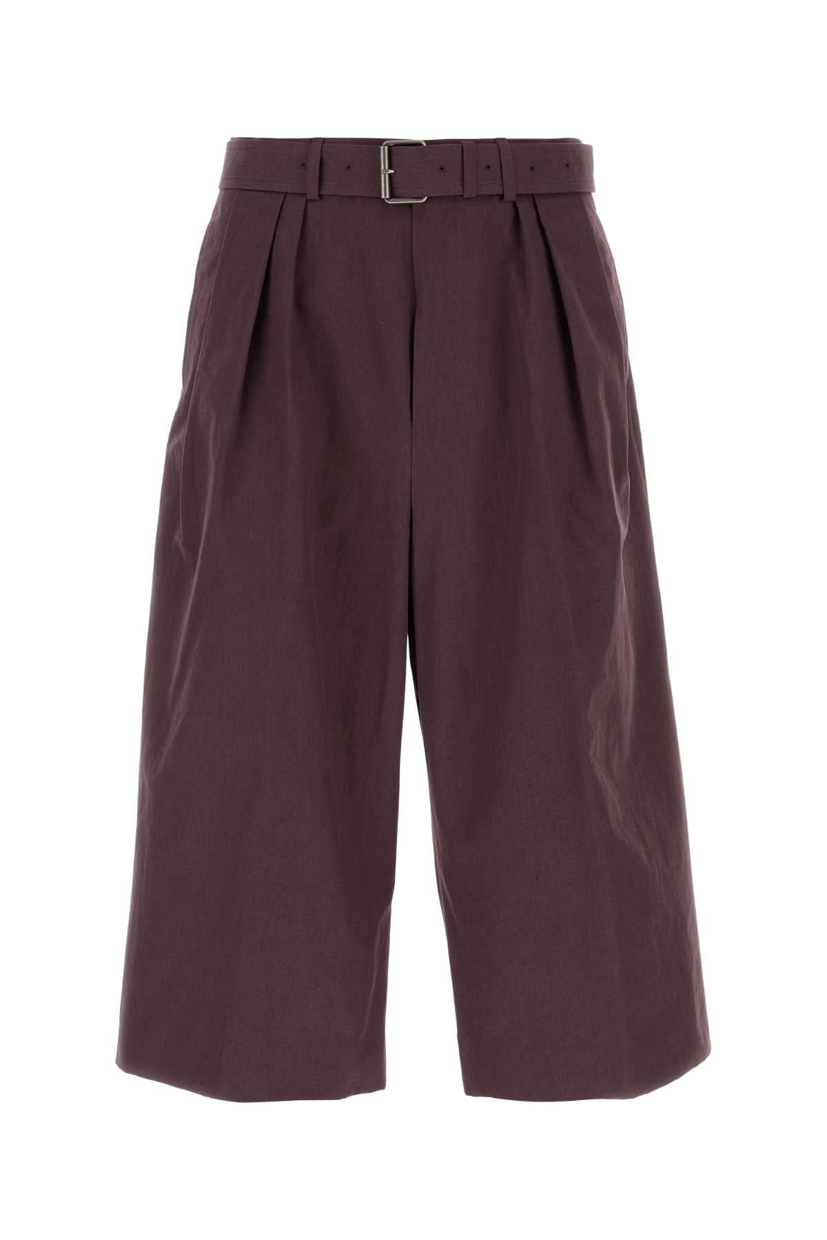 Dries Van Noten Preaches Bermuda Shorts — Purple by Dries Van Noten