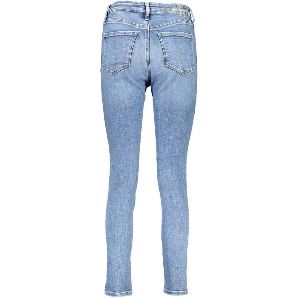 Calvin Klein High Rise Skinny Jeans — Blue, view 2