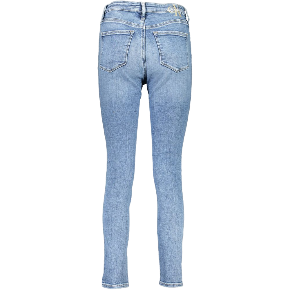 Calvin Klein High Rise Skinny Jeans — Blue, view 3