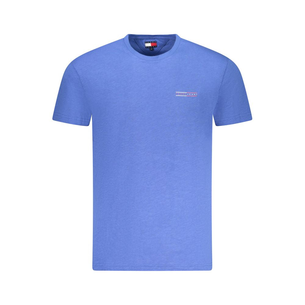 Tommy Hilfiger Cotton Crew Neck T-Shirt — Blue by Tommy Hilfiger