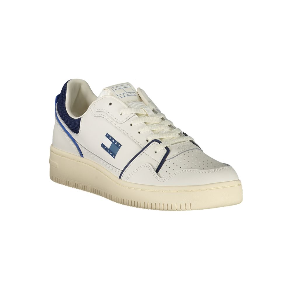 Tommy Hilfiger Polyurethane Color-Block Sneaker — White, view 2