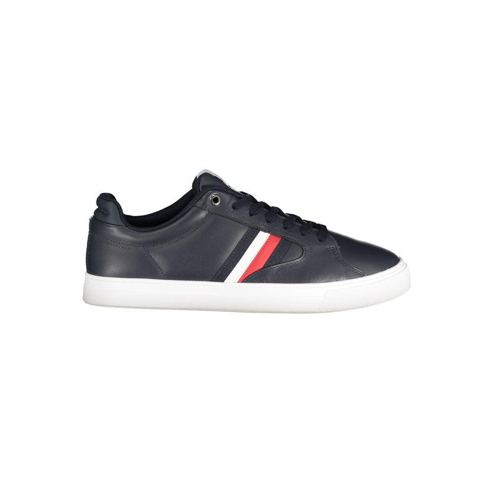 Tommy Hilfiger Striped Detail Sneaker — Black by Tommy Hilfiger